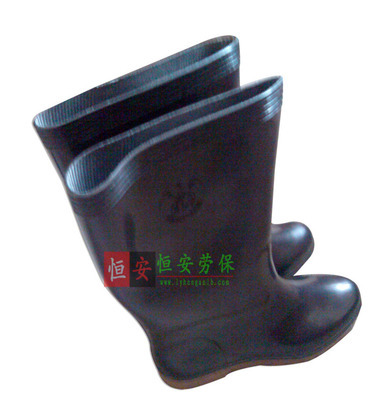 批發(fā)雙安紅葉黑色食品靴 PVC材質(zhì)，耐油耐酸堿的專業(yè)足部防護(hù)鞋